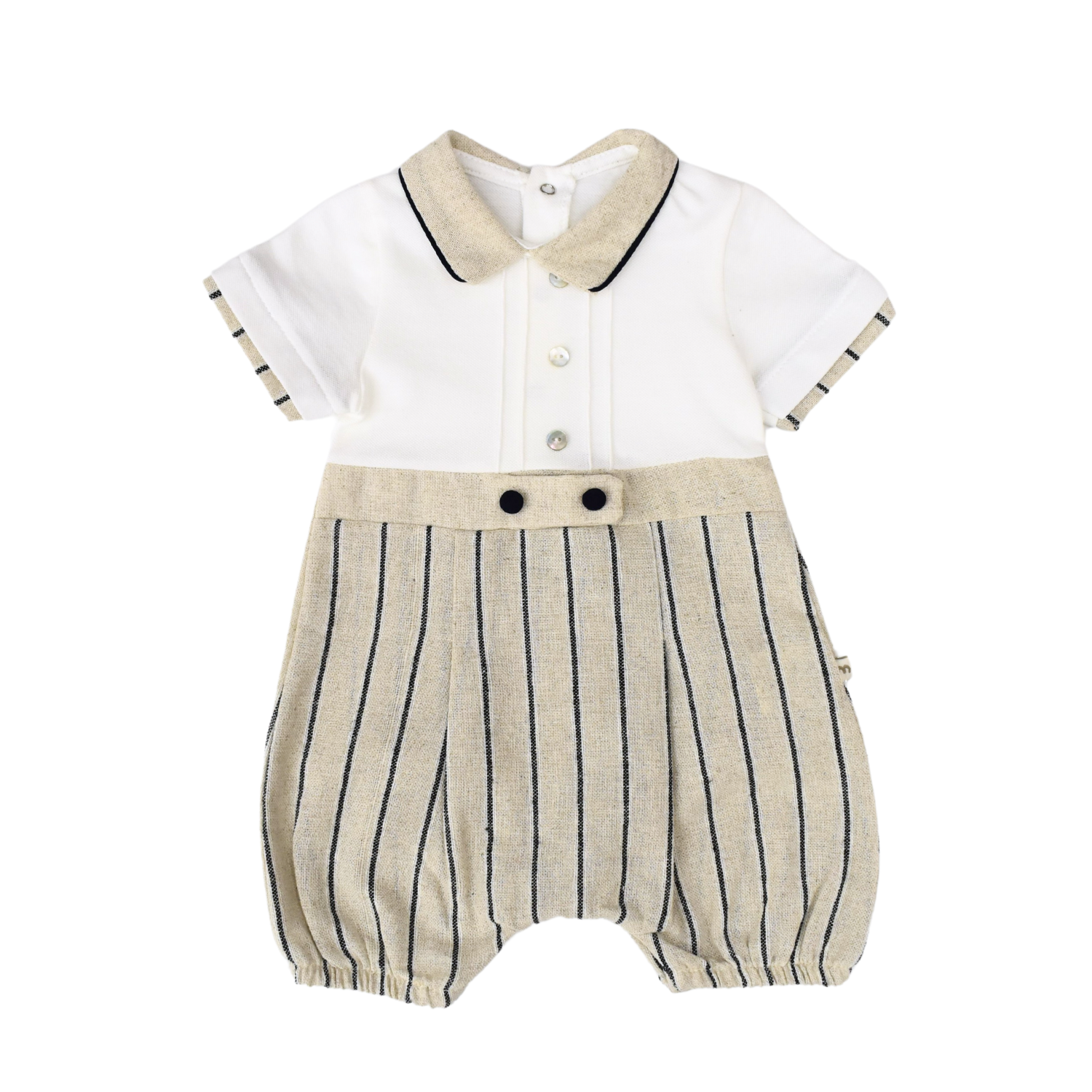Baby Jongens Overall - Gestreept & Stijlvol
