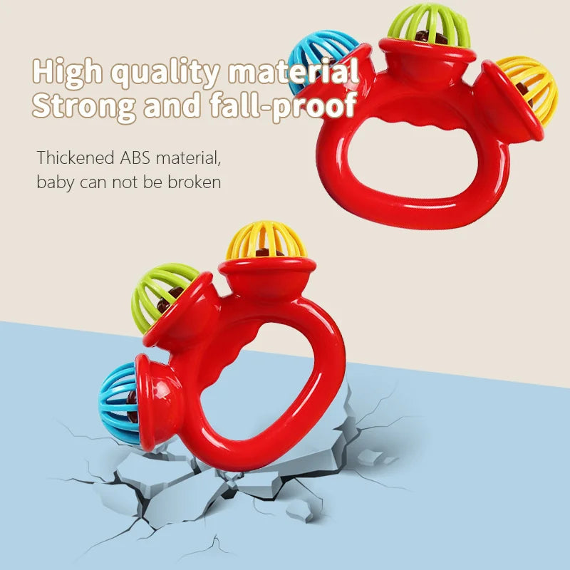 Baby Rammelaar Ballen Set - 4 Stuks voor Pasgeboren