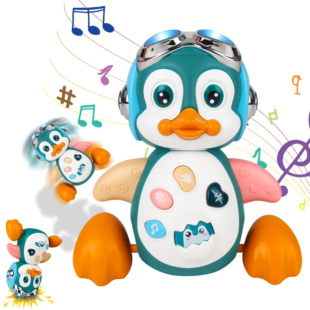 Kruipend Baby Speelgoed Muzikale Pinguïn