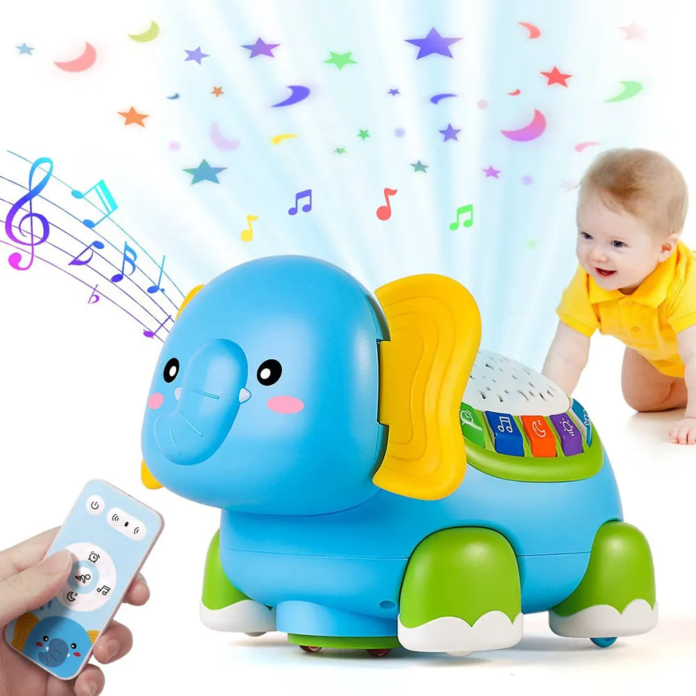 Kruipend Baby Speelgoed Muzikale Olifant