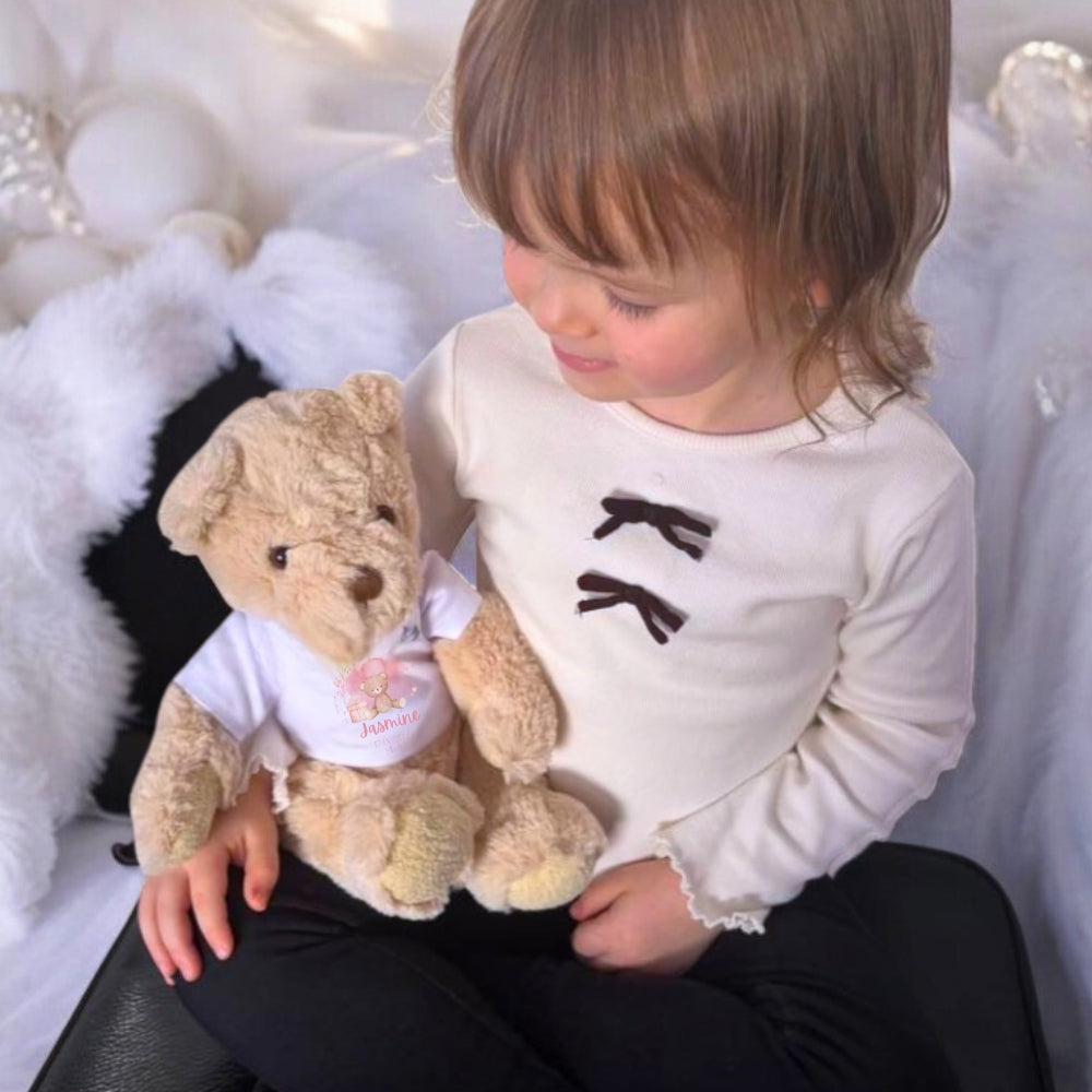 Gepersonaliseerde Beer Baby Cadeaubox - Romper & Knuffel