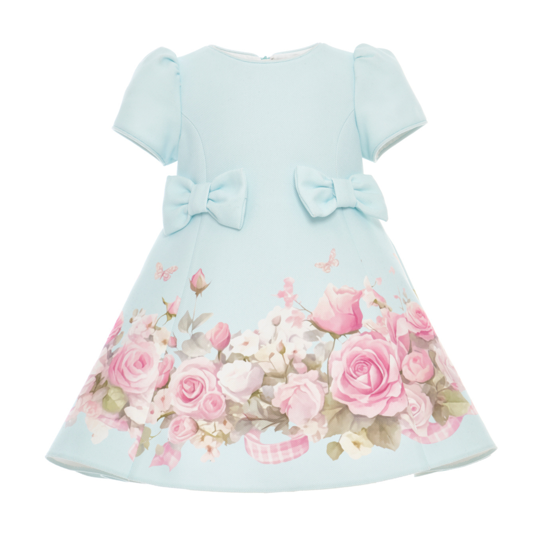 Blauwe Feestjurk Baby Meisje - Elegant & Zacht