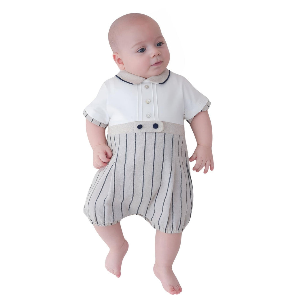 Baby Jongens Overall - Gestreept & Stijlvol