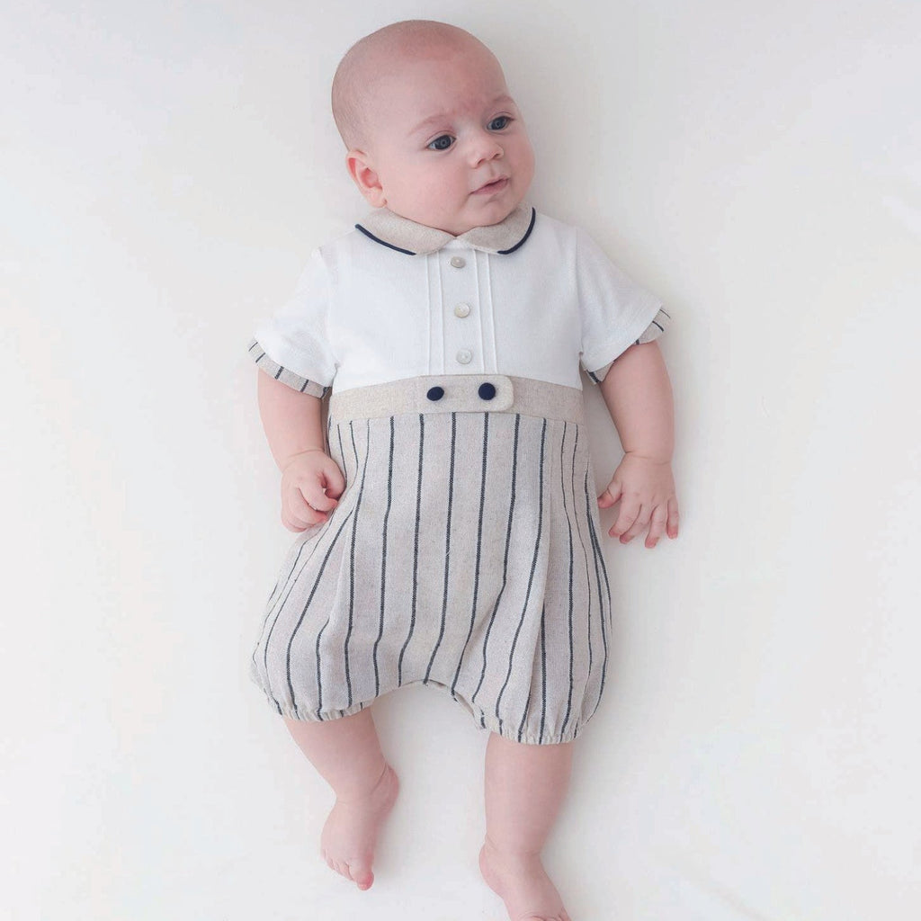 Baby Jongens Overall - Gestreept & Stijlvol