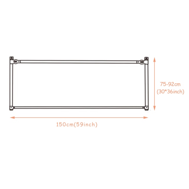 Opvouwbaar Baby Bedhek - Veiligheidsrail voor Bed